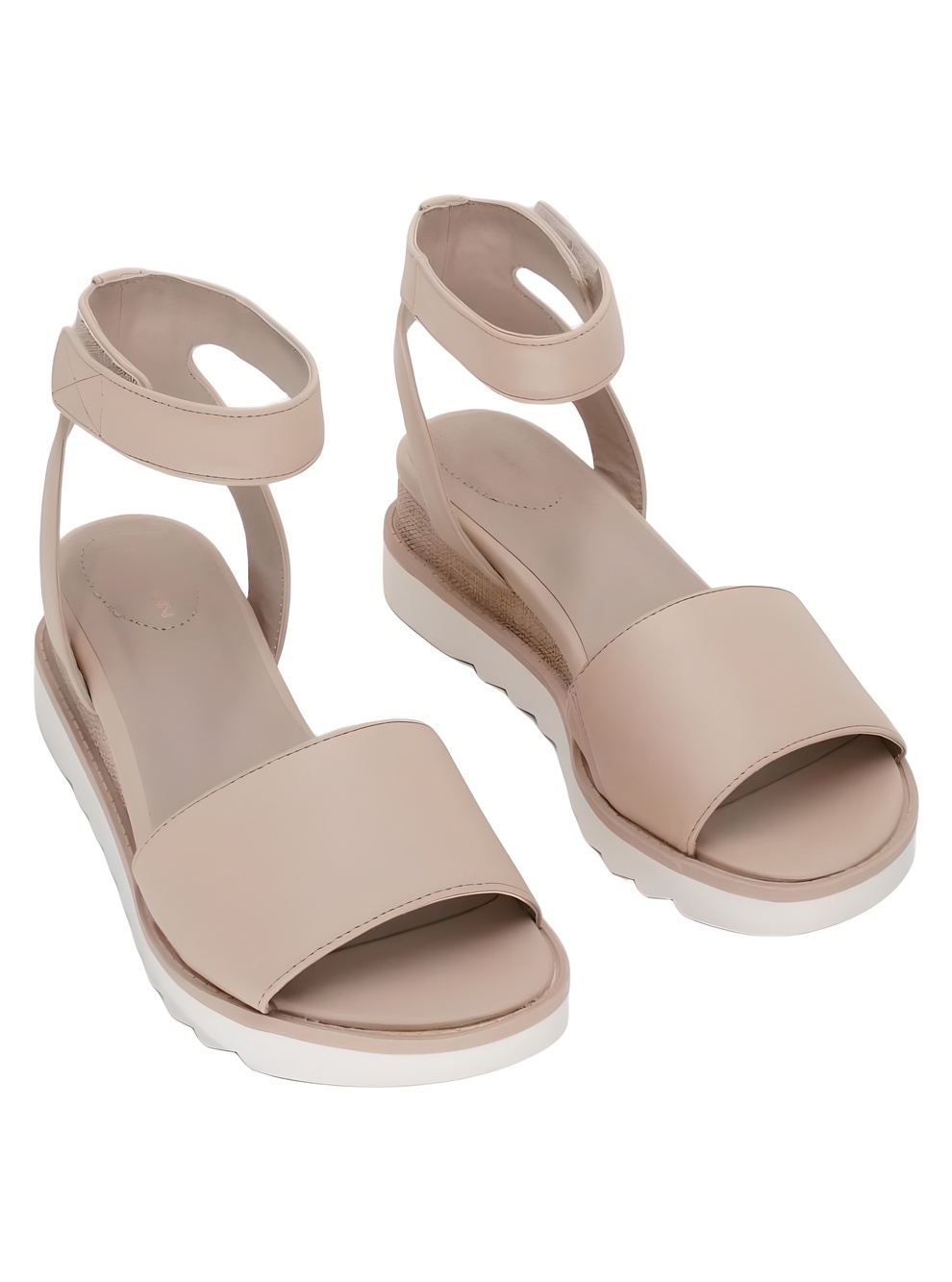 Giani Bernini Constancia Ankle-Strap Wedge Sandals Candied Ginger Size 6M